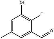 2-Fluoro-3-hydroxy-5-methylbenzaldehyde Structure