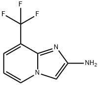 Imidazo[1,2-a]pyridin-2-amine, 8-(trifluoromethyl)- Structure