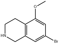 Isoquinoline, 7-bromo-1,2,3,4-tetrahydro-5-methoxy- 구조식 이미지