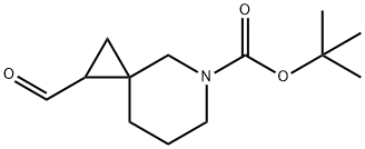 1,1-Dimethylethyl 1-formyl-5-azaspiro[2.5]octane-5-carboxylate 구조식 이미지