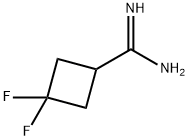 Cyclobutanecarboximi?damide, 3,?3-?difluoro- Structure