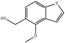 (4-methoxy-1-benzothiophen-5-yl)methano 구조식 이미지