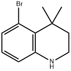 Quinoline, 5-bromo-1,2,3,4-tetrahydro-4,4-dimethyl- Structure