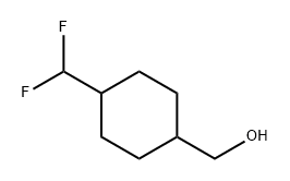 Cyclohexanemethanol, 4-(difluoromethyl)- Structure