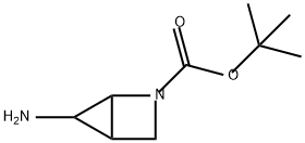 2-Azabicyclo[2.1.0]pentane-2-carboxylic acid, 5-amino-, 1,1-dimethylethyl ester Structure