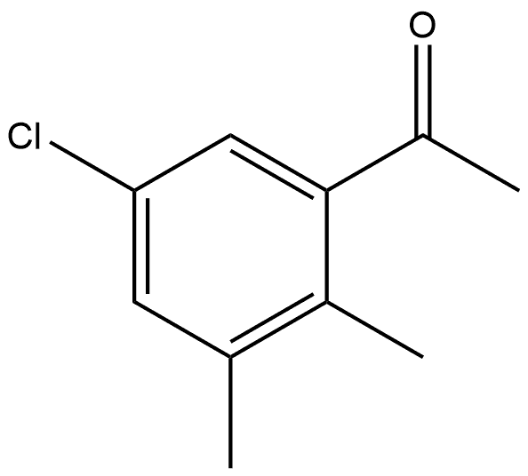1-(5-Chloro-2,3-dimethylphenyl)ethanone Structure