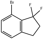1H-Indene, 7-bromo-1,1-difluoro-2,3-dihydro- 구조식 이미지