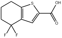 4,4-difluoro-4,5,6,7-tetrahydro-1-benzothiophene-
2-carboxylic acid Structure