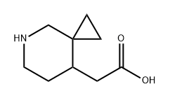 5-Azaspiro[2.5]octane-8-acetic acid Structure