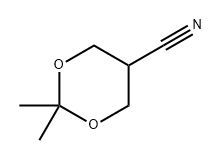 2,2-Dimethyl-[1,3]dioxane-5-carbonitrile Structure