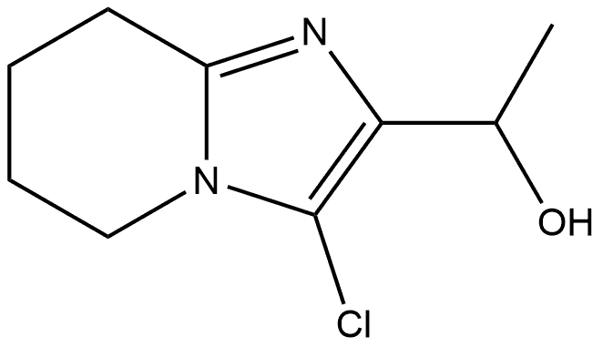 1-(3-chloro-5,6,7,8-tetrahydroimidazo[1,2-a]pyridin-2-yl)ethanol Structure