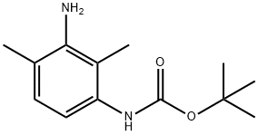 Carbamic acid, N-(3-amino-2,4-dimethylphenyl)-, 1,1-dimethylethyl ester 구조식 이미지