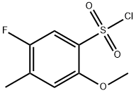 5-fluoro-2-methoxy-4-methylbenzene-1-sulfonyl chloride Structure