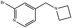 Pyridine, 4-(1-azetidinylmethyl)-2-bromo- 구조식 이미지