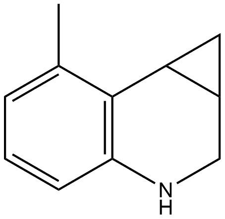 7-Methyl-1a,2,3,7b-tetrahydro-1H-cyclopropa[c]quinoline Structure