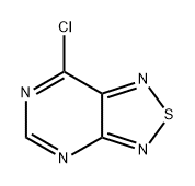 [1,2,5]Thiadiazolo[3,4-d]pyrimidine, 7-chloro- Structure