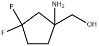 (1-AMINO-3,3-DIFLUOROCYCLOPENTYL)METHANOL Structure