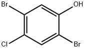 Phenol, 2,5-dibromo-4-chloro- Structure