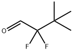 Butanal, 2,2-difluoro-3,3-dimethyl- Structure