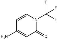 2(1H)-Pyridinone, 4-amino-1-(trifluoromethyl)- Structure
