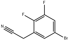 5-Bromo-2,3-difluorophenylacetonitrile Structure