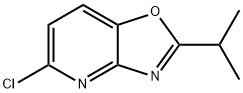 Oxazolo[4,5-b]pyridine, 5-chloro-2-(1-methylethyl)- Structure