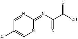 6-chloro-[1,2,4]triazolo[1,5-a]pyrimidine-2-carboxylic acid Structure