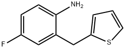 Benzenamine, 4-fluoro-2-(2-thienylmethyl)- 구조식 이미지