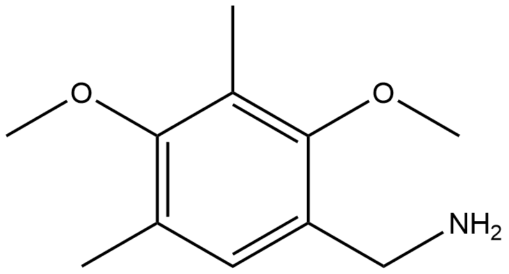 2,4-Dimethoxy-3,5-dimethylbenzenemethanamine Structure