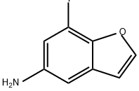 5-Benzofuranamine, 7-fluoro- Structure