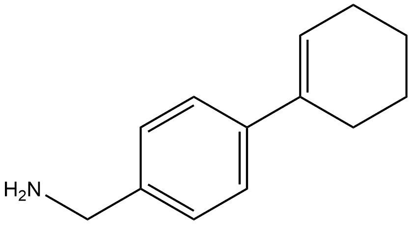 4-(1-Cyclohexen-1-yl)benzenemethanamine Structure