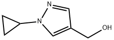 (1-Cyclopropyl-1H-pyrazol-4-yl)methanol 구조식 이미지