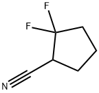 2,2-Difluorocyclopentanecarbonitrile Structure