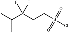 3,3-difluoro-4-methylpentane-1-sulfonyl chloride Structure