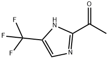 Ethanone, 1-[5-(trifluoromethyl)-1H-imidazol-2-yl]- Structure