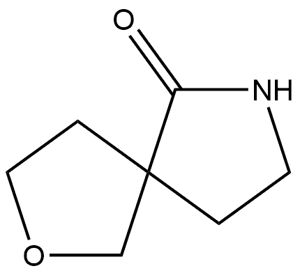 2-Oxa-7-azaspiro[4.4]nonan-6-one Structure