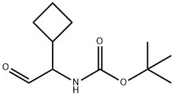 TERT-BUTYL (1-CYCLOBUTYL-2-OXOETHYL)CARBAMATE 구조식 이미지