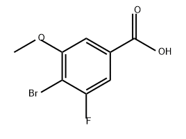 Benzoic acid, 4-bromo-3-fluoro-5-methoxy- Structure