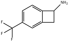 Bicyclo[4.2.0]octa-1,3,5-trien-7-amine, 3-(trifluoromethyl)- Structure