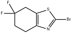 2-bromo-6,6-difluoro-4,5,6,7-tetrahydro-1,3-benzo thiazole Structure