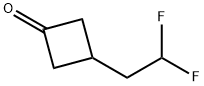 3-(2,2-difluoroethyl)cyclobutan-1-one Structure