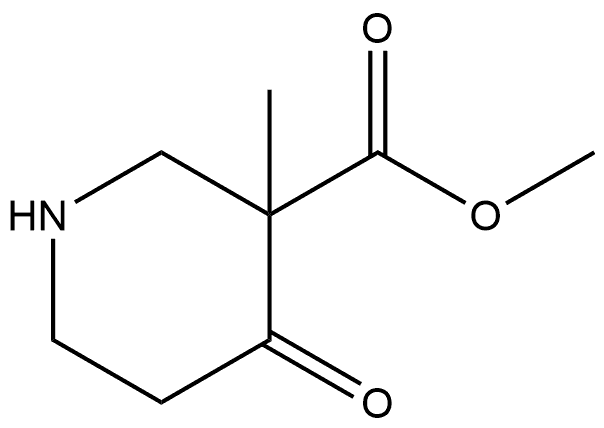 Methyl 3-methyl-4-oxo-3-piperidinecarboxylate Structure