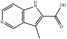 1H-Pyrrolo[3,2-c]pyridine-2-carboxylic acid, 3-methyl- Structure