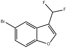 Benzofuran, 5-bromo-3-(difluoromethyl)- Structure