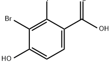 Benzoic acid, 3-bromo-2-fluoro-4-hydroxy- Structure