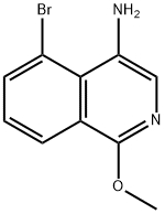5-Bromo-1-methoxy-4-isoquinolinamine Structure