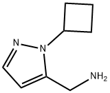 (1-cyclobutyl-1H-pyrazol-5-yl)methanamine Structure