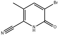 5-Bromo-3-methyl-6-oxo-1,6-dihydropyridine-2-carbonitrile Structure