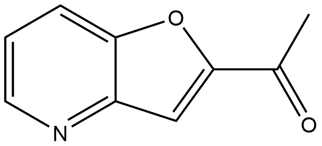 1-(furo[3,2-b]pyridin-2-yl)ethan-1-one Structure