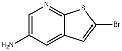 Thieno[2,3-b]pyridin-5-amine, 2-bromo- Structure